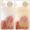 Z-CHARMMY Non Slip Wig Cap for Lace Front Wig, 36 Pieces HD Stocking Caps for Wigs, Invisible Bald Wig Caps for Woman, Sheer Hair Caps for Wig, Transparent Wig Cap, Beige