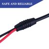 Pack of 2 BNC Q9 to Double Alligator Clip Test Cable Probe Leads Oscilloscope Test