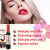 BKPPLZP Wine Lip Tint,6 Colors Wine Lip Gloss Set,Wine Liquid Lipstick,Liquid Wine Lip Gloss,Matte Lip Stain Long Lasting Waterproof Matte Lip Gloss Set,Creates Natural Moisturizing Lip Gloss Easily