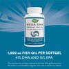 Nature's Way Mega-DHA Premium Fish Oil, Supports Eye and Brain Health*, Omega-3, 60 Softgels