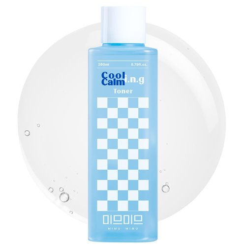 MIMU MIMU Cooling Calming i.n.g Toner｜Facial Toner, Pore Tightening & pH 5.5 Balancing, Chilling skin, Trouble Care, Hydrating, Silky Texture Cruelty Free, EWG Green, Clean Beauty (260ml / 8.79fl.oz.)