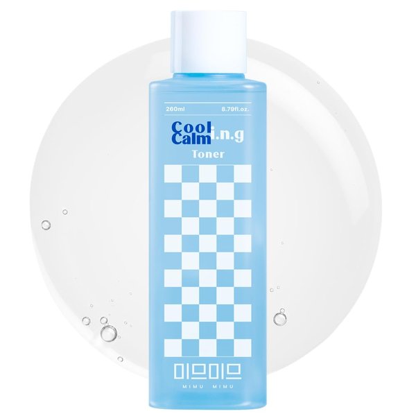 MIMU MIMU Cooling Calming i.n.g Toner｜Facial Toner, Pore Tightening & pH 5.5 Balancing, Chilling skin, Trouble Care, Hydrating, Silky Texture Cruelty Free, EWG Green, Clean Beauty (260ml / 8.79fl.oz.)