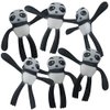 ArtCreativity Bendable Panda Toys, Set of 6, Flexible Figures, Stress Relief Fidget Toys for Kids, Fun Birthday Party Favors, Goodie Bag Fillers for Boys and Girls