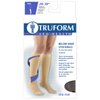 Truform 20-30 mmHg Compression Stockings for Men and Women, Knee High Length, Closed Toe, Black, Medium