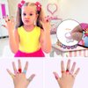 OSDUE 30 PCS Little Girl Jewel Rings, Adjustable, Duplicate-Free Boxed Play Rings for Kids, Pretend Play and Dress Up Rings for Girls Children'S Day/Birthday/Holiday Gifts for Girls Aged 3-12