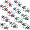 Gejoy 12 Pcs Bike Chain Fidget Toy Fidgets Toys Set Flippy Roller Chain Toy Sensory Toy Handheld Ring for Adults and Teenagers in Learning Help Anxiety Relief for ADHD(4 Colors)