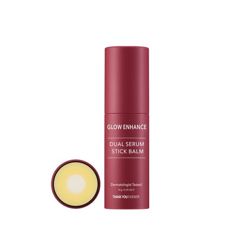 THANKYOU FARMER Glow Enhance Dual Serum Stick Balm - Korean Eye Cream for Face, Crows Feet Eye Tr...