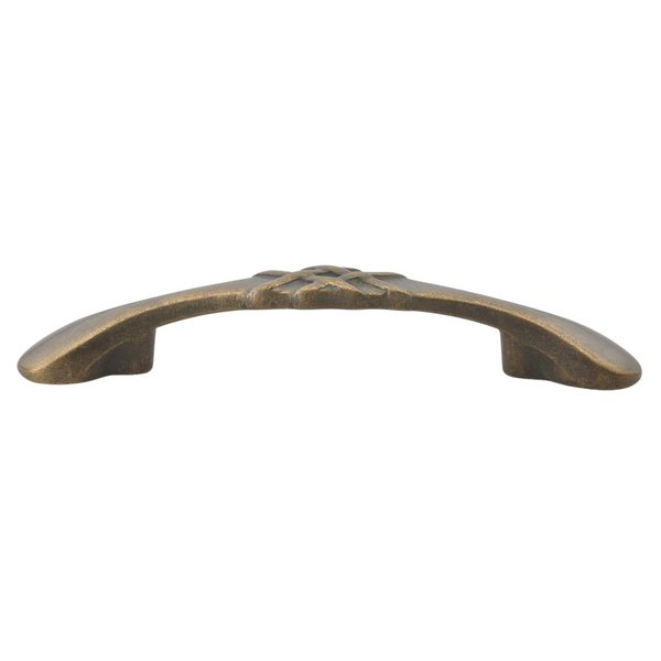 GlideRite Hardware 83063-AB-10 3 inch Cc Braided Antique Brass Cabinet Pulls 10 Pack