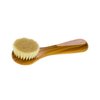 Nessentials Olive Wood Facial Exfoliating Brush with Very Soft Goat's Hair Bristles