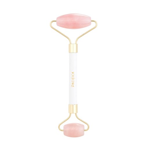 Pacifica Beauty Crystal Wand Secret Weapon Rose Quartz Facial Roller, Face Roller for Face, Eyes, Neck, Body, Lymphatic Drainage, Facial Beauty Skin Care Tools, Face Massage Tool, Vegan (1 Count)