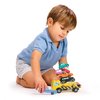 Tender Leaf Toys - Stacking Cars - 7 Wooden Stacking Toy Cars and a Wheeled Truck for Toddler Boys and Girls - Boost Fine Motor Skills and Hand-Eye Coordination - Great Gift for Car Lovers - Age 18m+