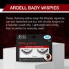 Ardell Baby Wispies False Eyelashes, Lightweight and Handcrafted, with Lash Glue, 1-pack