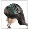 Elegent Green Peacock Feather Hair Band Accessory
