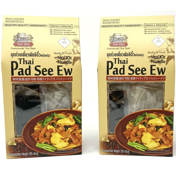 Pad See Ew Meal Kit Noodle Thai Aree Brand 185 g x 2 Packs by Thai Pantry