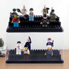 WETANBR Medium-Sized Miniature Display Case for Figures, 2 Pack Building Block Display Cases for Collectibles, Acrylic Display Storage Box, Gift for Action Figure & Miniatures Toys Lovers