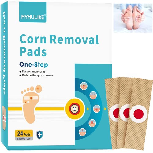 MYMULIKE Corn Removers for Toe, Corn Remover, Corn Removers for Feet and Foot Corn Removers (24 Count)