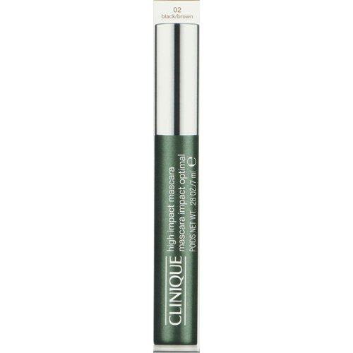 Clinique High Impact Mascara Dramatic Lashes On-Contact for Women, Black/Brown, 0.28 Ounce