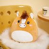 Athionsu 12 Inch Horse Plush Pillow Soft & Cuddly Stuffed Horse Soft Squishy Gifts for Toddler Kids Boys and Girls