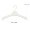 STOBOK Doll Clothes Hangers Coat Hangers Mini Clothes Hangers Plastic Doll Clothes Hanger for Girl Dolls Clothes Dollhouse Furniture Accessories (White)