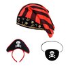 ZZIHAN Girls Pirate Costume Kids Pirate Princess Dress Pirate Accessories Hat HairBand Eye Patch Belt Pirate Gems Treasure Toys Birthday Party Favor Gift Christmas Halloween Cosplay Costumes 4-5T