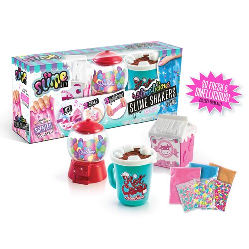 So Slime DIY - Slime'licious Scented Slime 3-Pack – Gumballs, Strawberry Milk & Hot Chocolate Just add Water, Shake and add Decorations to Make Your own Scented Slime