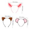 IMIKEYA Jungle Animal Headbands: 3pcs Animal Headbands Jungle Party Decorations Headbands Animal Hair Hoop Animal Ear Headband for Kids Adults Animal Costumes Cosplay Birthday Party