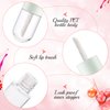 BOSMIOW 20pcs 5ml Mini Clear Plastic Lip Gloss Tubes Empty Capsule Shaped Lip Balm Bottle Travel Size Lipstick Tubes,DIY Lip Gloss Container Vials with Wand Brush,2Colors