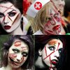 VANTATY 215+ PCS 30 Sheets 3D Fake Scars Tattoo Temporary Halloween Makeup Kit, Fake Stitches Tattoos Cut Scary Face Wound Blood Chucky Scars Tatoos For Kids Women Men Boys Girls Zombie Sticker