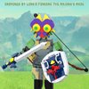 Nubee BOTW Link Building Set, Majora's Mask Link Action Figures Holding Master Sword and Hylian Shield, TOTK Adventure Game Collection Birthday Gift for Boys Girls Game Fans (407Pcs)