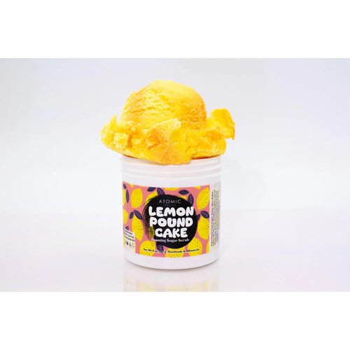 Handmade Foaming Sugar Scrub Lemon Pound Cake