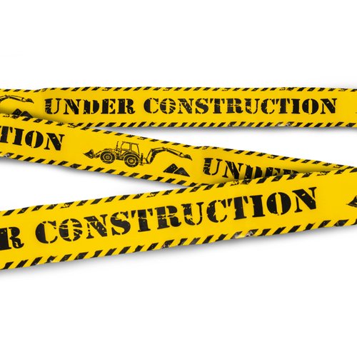 TORXGEAR KIDS Under Construction Party Decoration - Construction Birthday Party Supplies - Construction Party Favors - for Kids Construction Theme Birthday Party - Kids Room Decorations - 95' Roll