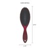 Cricket Smoothing Boar Mix Hair Brush with Boar and Nylon Bristles, Oval, Black / Brown, Cushion Pad, All Hair Types
