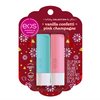 EOS Limited Edition Holiday Lip Balm, Raspberry Cloud & Blackberry Bellini, All-Day Moisture, Made for Sensitive Skin, 0.14 oz, 2-Pack, Clear