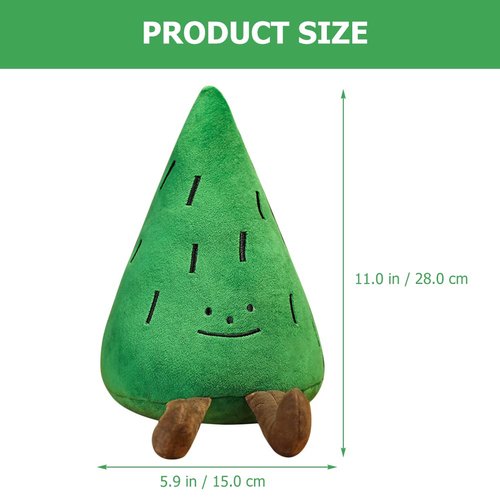 LUOZZY Pine Tree Plush Toy Sofa Cushion Plush Stuffed Plants Kids Creative Present Home Supplies - Green