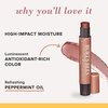 Burt's Bees Shimmer Lip Tint Set, Tinted Lip Balm Stick, Moisturizing for All Day Hydration with Natural Origin Glowy Pigmented Finish & Buildable Color, Caramel (4-Pack)