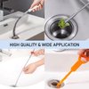 Drain Hair Remover(6pcs), Drain Snake Clog Remover(1pcs) ＆ Cleaning Brushes(2pcs) Tool Set For Toilet, Kitchen Sink, Bathroom Tub, Sewer, (6+2+1)