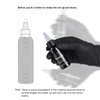 PFARRER Tattoo Ink Black 1oz(30ml) Vegan-Friendly USA Standard Pigment Supplies Super Black TI7003-30-002