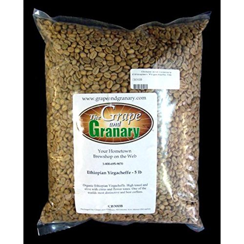 Ethiopian Yirgacheffe unroasted Coffee Beans (5LB)
