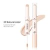 Magik 2-in-1 Dual Head Stick Liquid Concealer Hydrating Contouring Full Matte Cover (#02 Natural, 1 Pack)