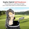Daphne’s Gopher Hybrid Headcover Premium Hybrid and Fairway Wood Headcovers Funny Golf Club Covers Stylish Protection for Your Clubs Men's Golf Gear | Hybrid Headcover for Men and Women