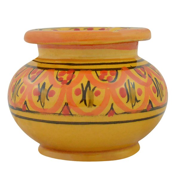 Ceramic ashtrays handmade Moroccan smokeless ceramic vivid colors small