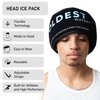 Coldest Form Fitting Gel Ice Headache / Migraine Relief Hat, Cold Therapy Migraine Relief Mask, Comfortable & Strechable Ice Pack Eye Mask for Puffy Eyes, Tension, Sinus & Stress Relief