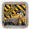 Construction Zone Party Metallic Paper Dinner Plates and Luncheon Napkin (Serves 16)