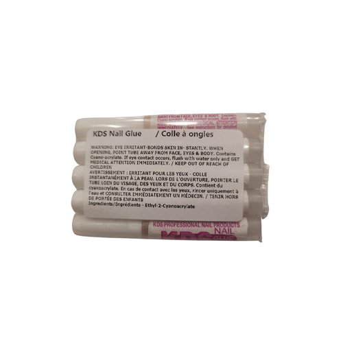 KDS Nail Glue for Professional Fake Nail Art & Design 10pcs Nail Tip Extension Glue