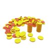 SEETOOOGAMES 1 inch Two-Color Counters, Red/Yellow, Educational Counting, Sorting, Patterning, Grouping & Math Bingo Chips, 200 Pieces