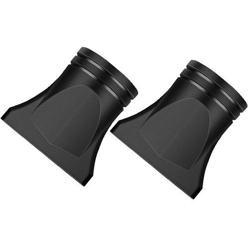 2Pcs Hair Dryer Diffuser Nozzle Blow Dryer Attachment Black Hair Dryer Nozzle Replacement, Blow Dryer Diffuser Narrow Concentrator Replacement for Diameter 1.77inch/4.5cm (Not Universal)