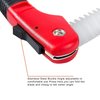 FLORA GUARD Folding Hand Saw, Camping/Pruning Saw with Rugged 7.7 Inch Blades Professional Folding Saw Razor Tooth Sharp Blade Solid Grip(Red)