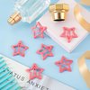 Isslly 30PCS Cute Star Hair Clips for Women, Pink Metal Star Hair Snap Barrettes, Non Slip Hair Accessories for Women, Girls for Daily Use, Parties
