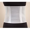Breathable Back Support Belt, Adjustable Back Brace, White, Small