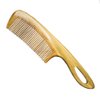 Hair Comb - No Static Detangling Comb by Aguder - Fine Tooth Green Sandalwood Hook Combs